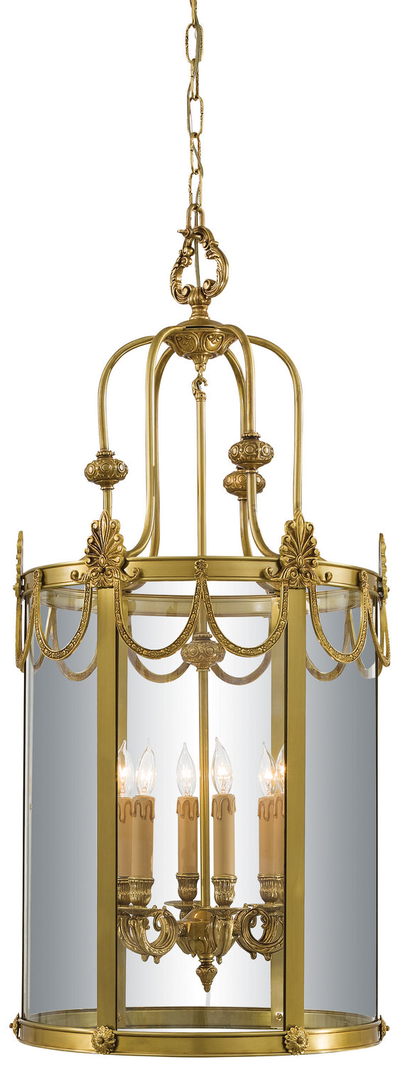 Metropolitan N850906 Six Light Foyer Pendant, DorÃ© Gold