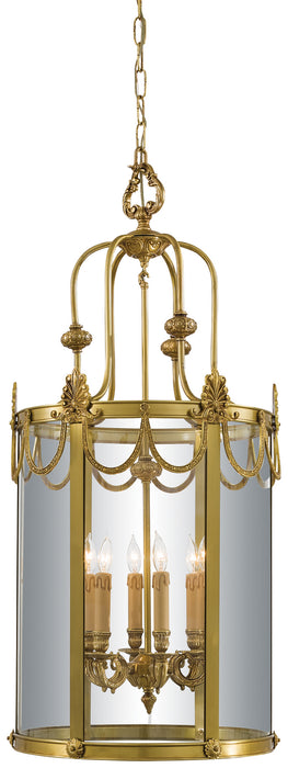 Metropolitan N850906 Six Light Foyer Pendant, DorÃ© Gold