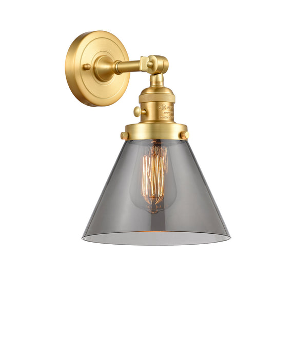 Innovations 203SW-SG-G43 One Light Wall Sconce, Satin Gold