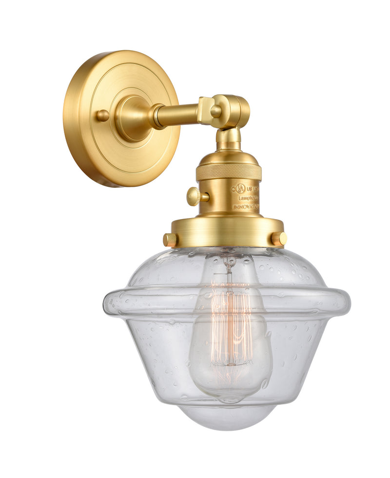 Innovations 203SW-SG-G534 One Light Wall Sconce, Satin Gold