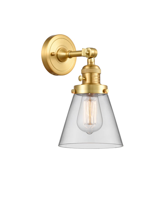 Innovations 203SW-SG-G62 One Light Wall Sconce, Satin Gold