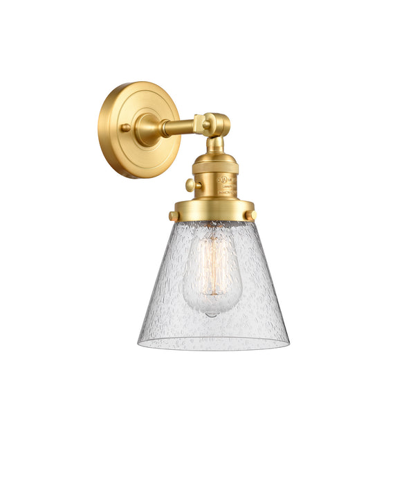 Innovations 203SW-SG-G64 One Light Wall Sconce, Satin Gold