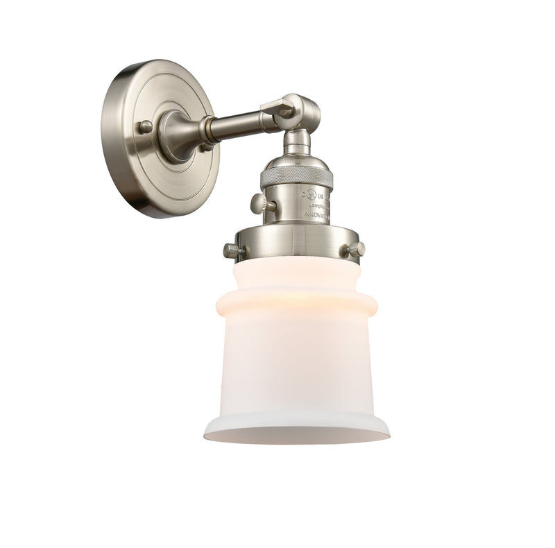 Innovations 203SW-SN-G181S One Light Wall Sconce, Brushed Satin Nickel