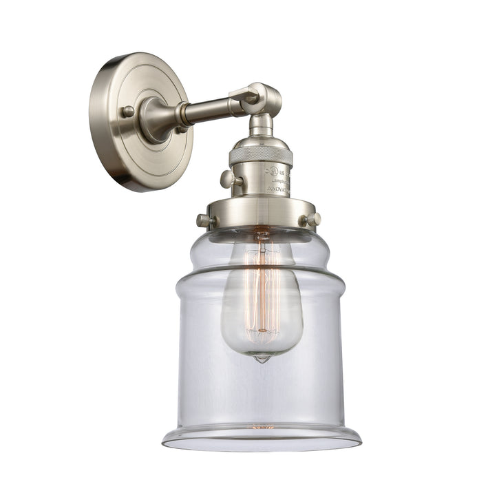Innovations 203SW-SN-G182 One Light Wall Sconce, Brushed Satin Nickel
