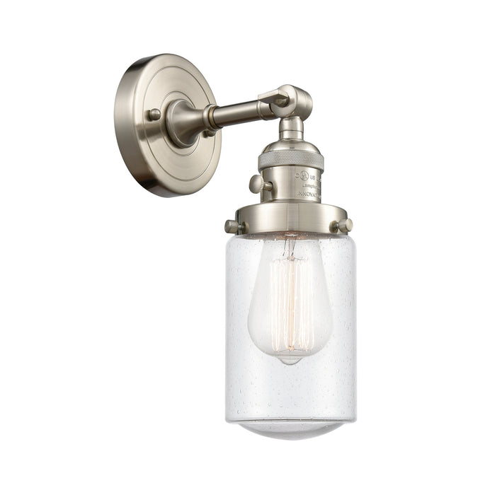 Innovations 203SW-SN-G314 One Light Wall Sconce, Brushed Satin Nickel