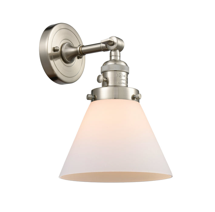 Innovations 203SW-SN-G41 One Light Wall Sconce, Brushed Satin Nickel