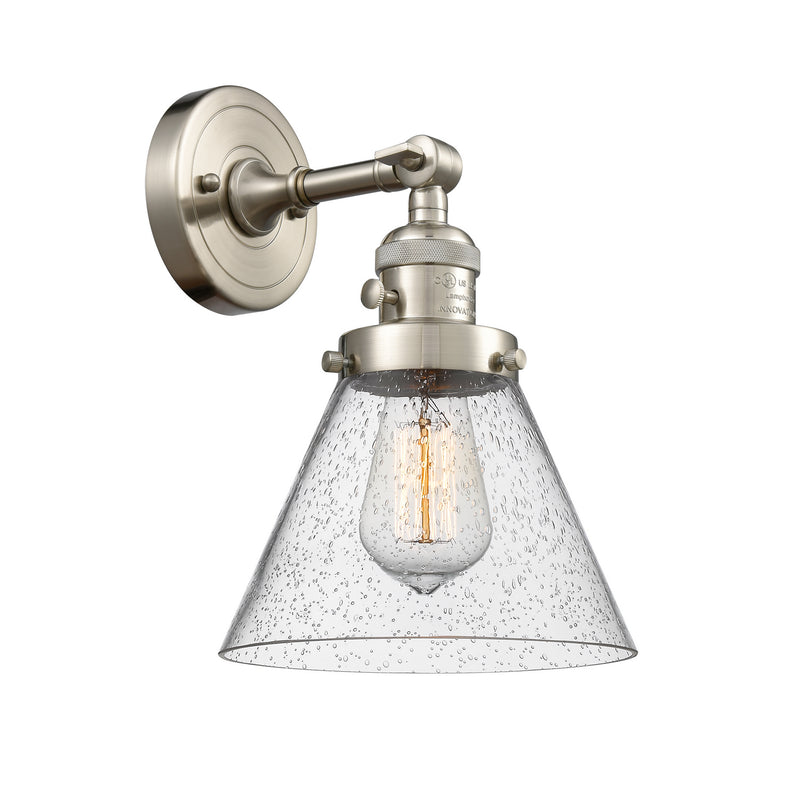 Innovations 203SW-SN-G44 One Light Wall Sconce, Brushed Satin Nickel