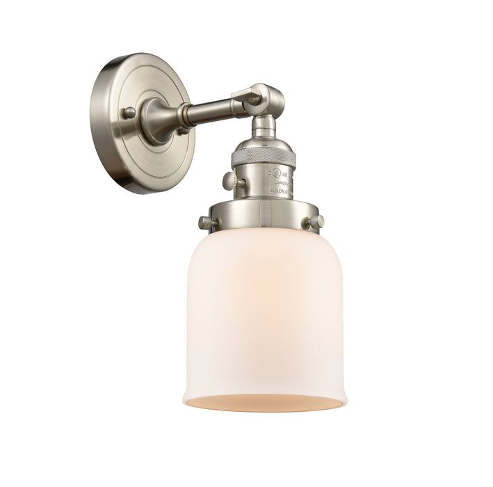 Innovations 203SW-SN-G51 One Light Wall Sconce, Brushed Satin Nickel