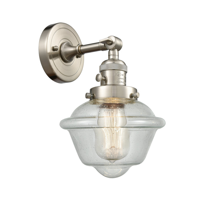Innovations 203SW-SN-G534 One Light Wall Sconce, Brushed Satin Nickel