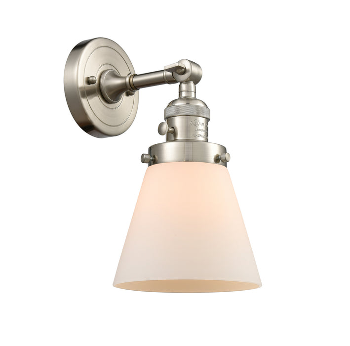 Innovations 203SW-SN-G61 One Light Wall Sconce, Brushed Satin Nickel