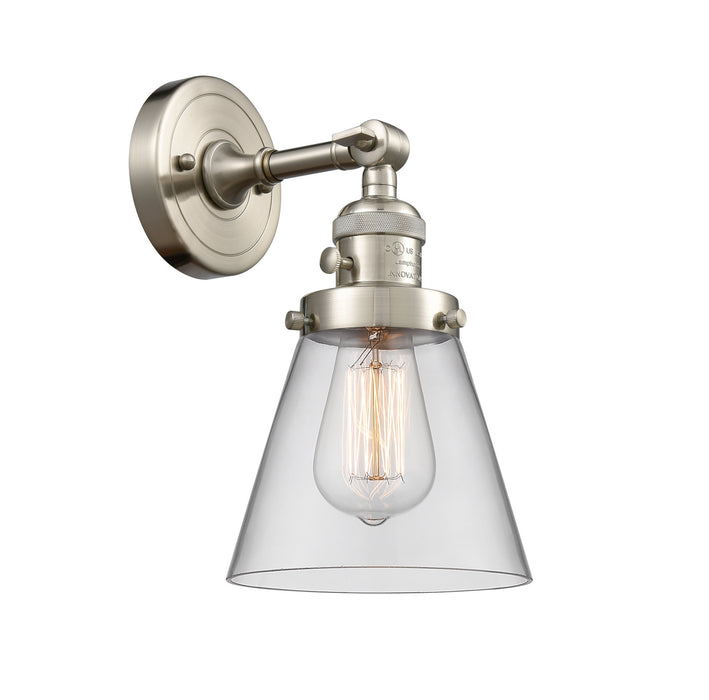 Innovations 203SW-SN-G62 One Light Wall Sconce, Brushed Satin Nickel