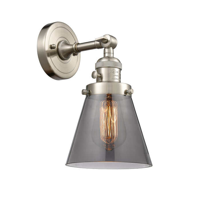 Innovations 203SW-SN-G63 One Light Wall Sconce, Brushed Satin Nickel
