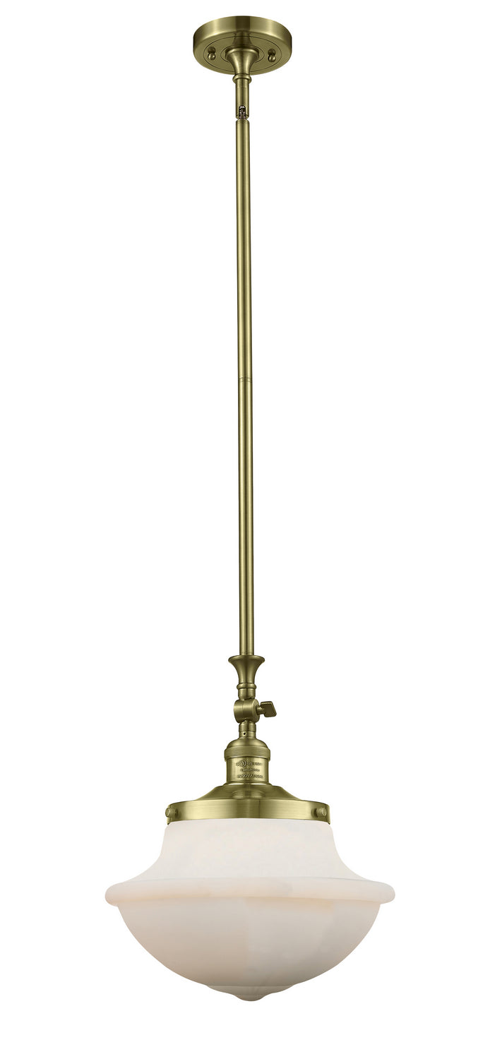 Innovations 206-AB-G541 One Light Mini Pendant, Antique Brass