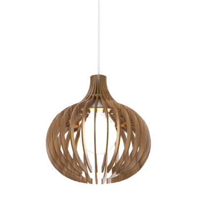 Accord Lighting 1182.18 One Light Pendant, American Walnut