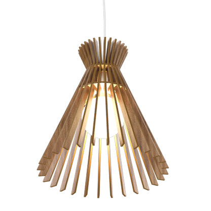 Accord Lighting 1183.18 One Light Pendant, American Walnut