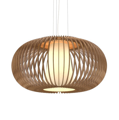 Accord Lighting 1185.18 One Light Pendant, American Walnut