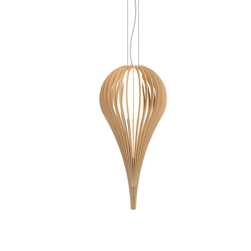 Accord Lighting 1189.34 One Light Pendant, Maple