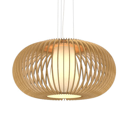 Accord Lighting 1217.09 One Light Pendant, Louro Freijo