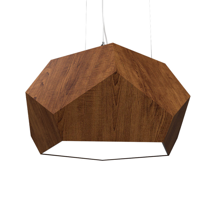 Accord Lighting 1227.06 Three Light Pendant, Imbuia