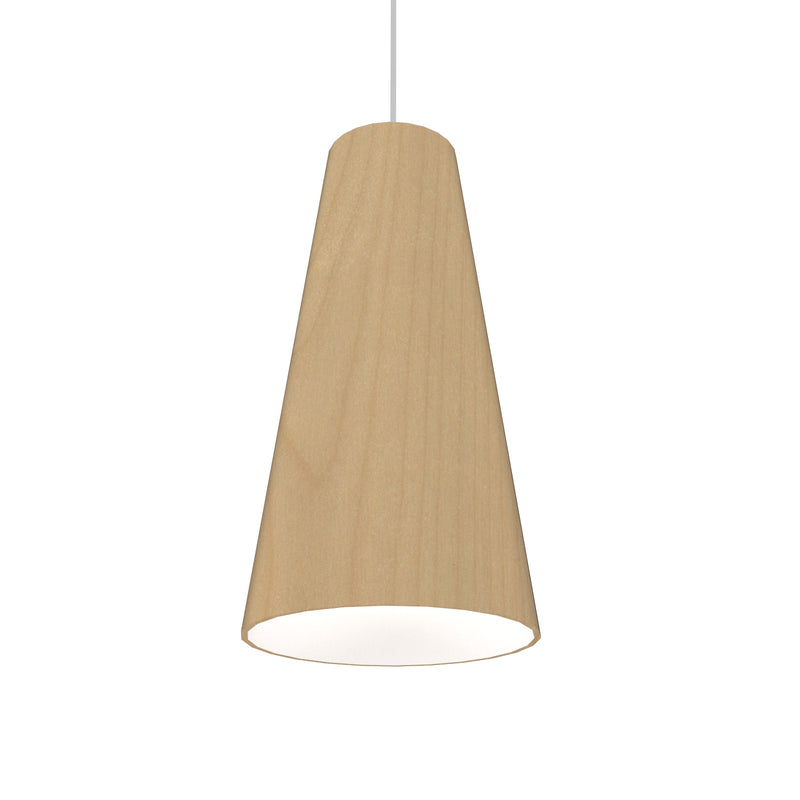 Accord Lighting 1233.34 One Light Pendant, Maple