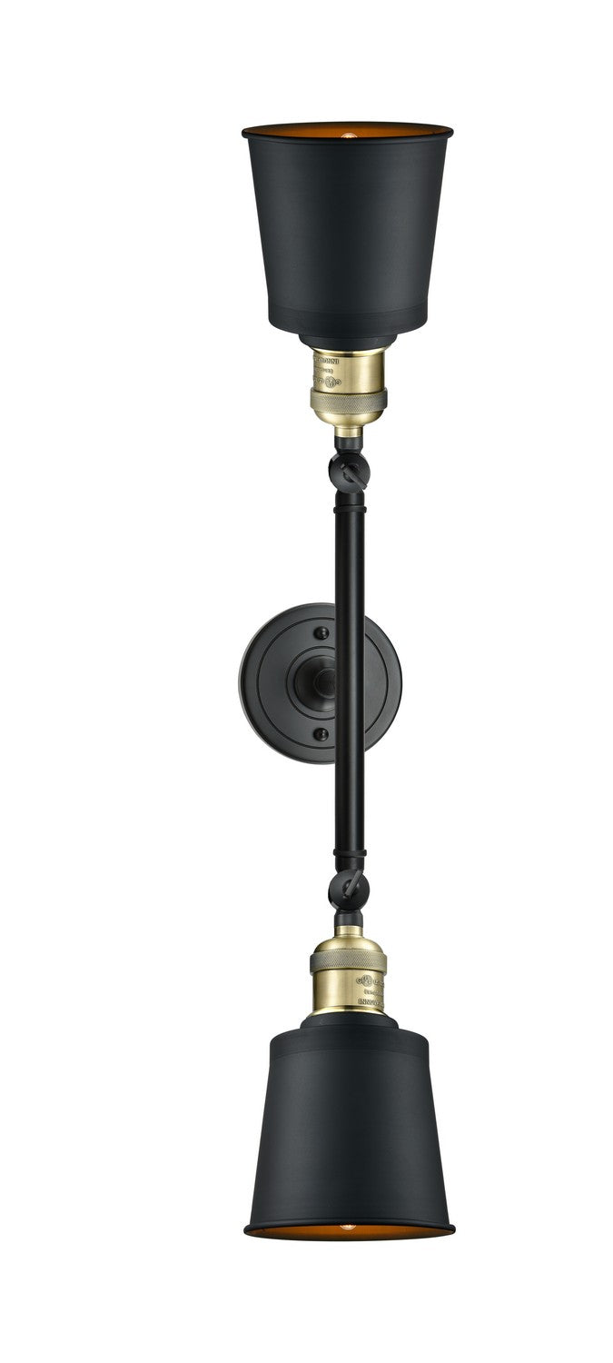 Innovations 208L-BAB-M9-BK-LED LED Bath Vanity, Black Antique Brass