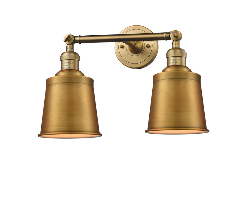 Innovations 208L-BB-M9-BB Two Light Bath Vanity, Brushed Brass