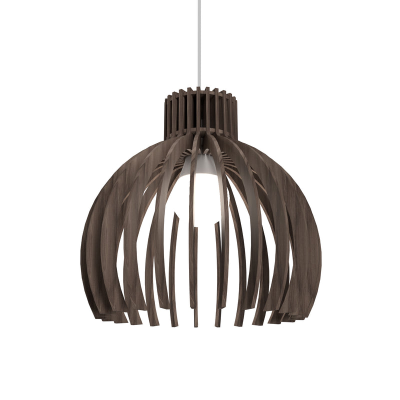 Accord Lighting 1237.18 One Light Pendant, American Walnut