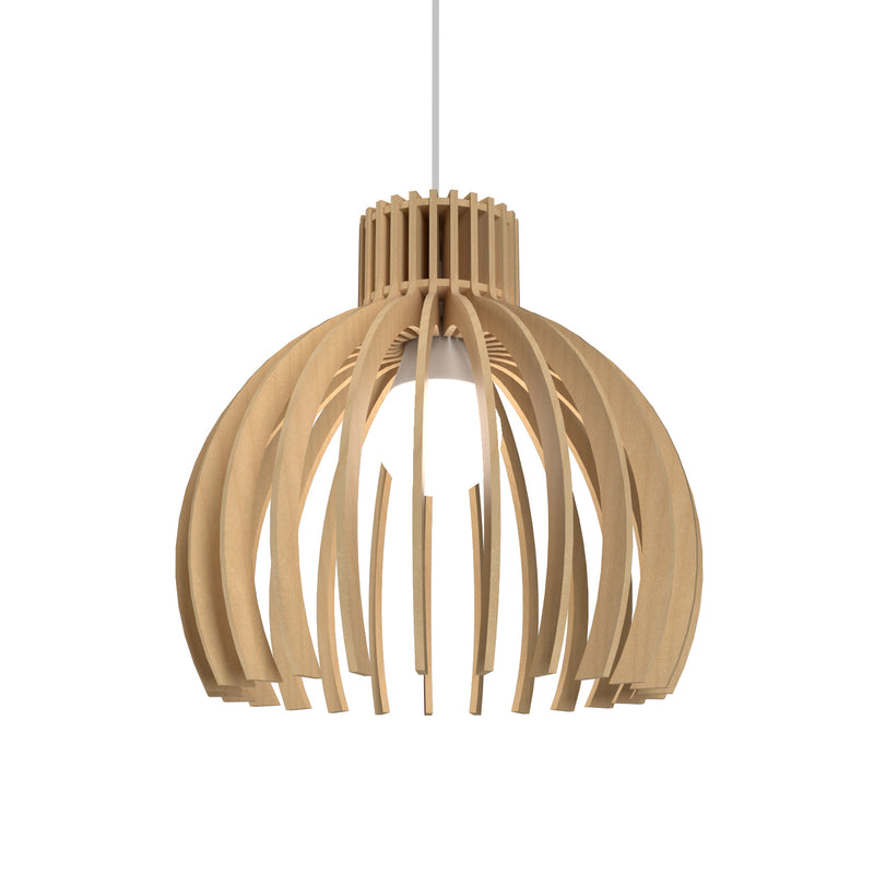 Accord Lighting 1237.34 One Light Pendant, Maple