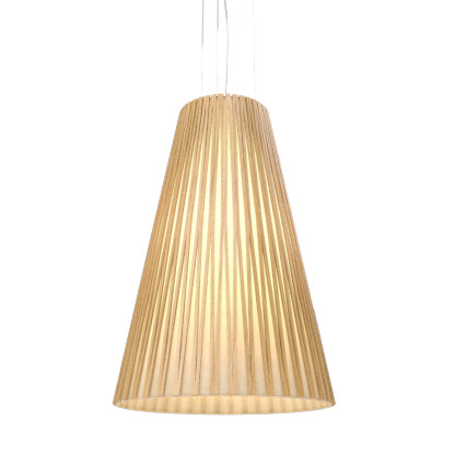 Accord Lighting 1241.09 One Light Pendant, Louro Freijo