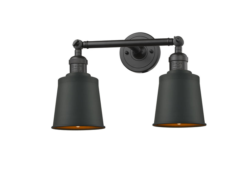 Innovations 208L-OB-M9-OB Two Light Bath Vanity, Oil Rubbed Bronze