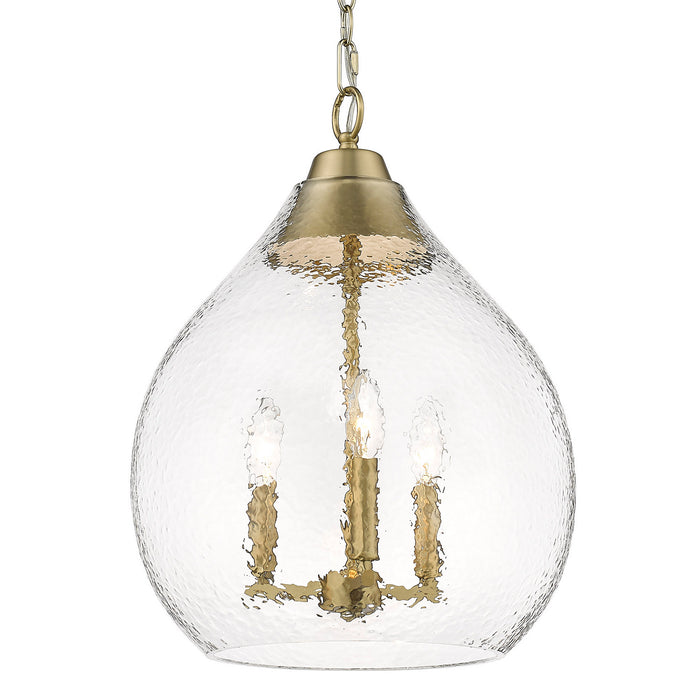 Golden 1094-3P BCB-HCG Three Light Pendant, Brushed Champagne Bronze