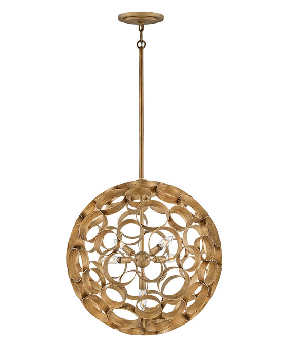 Fredrick Ramond FR30144BNG LED Chandelier, Burnished Gold