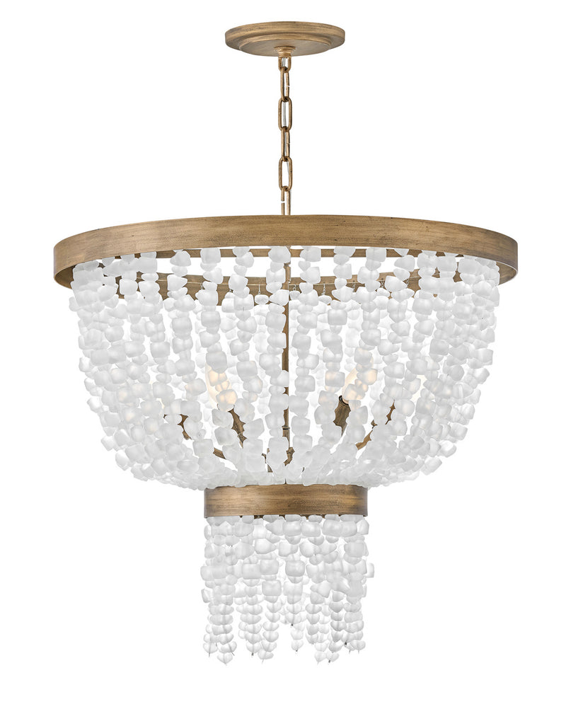 Fredrick Ramond FR30206BNG LED Pendant, Burnished Gold