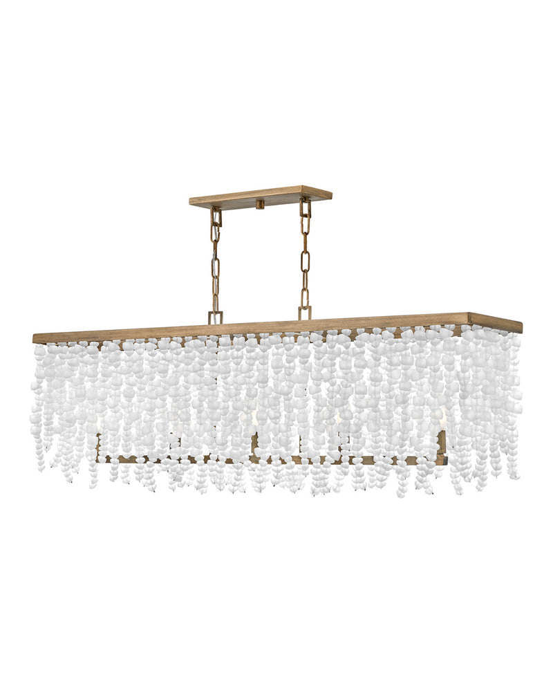 Fredrick Ramond FR30208BNG LED Linear Chandelier, Burnished Gold