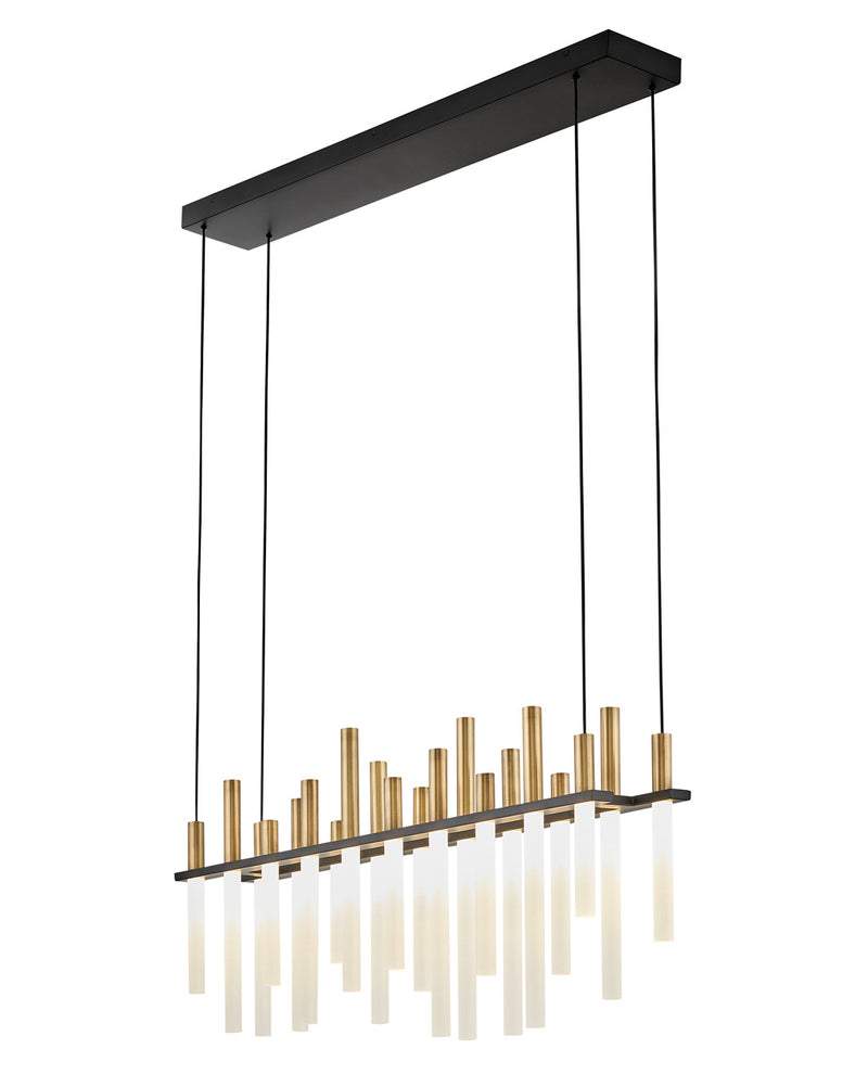 Fredrick Ramond FR30705BLK LED Linear Pendant, Black