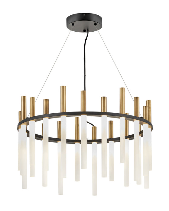 Fredrick Ramond FR30706BLK LED Chandelier, Black