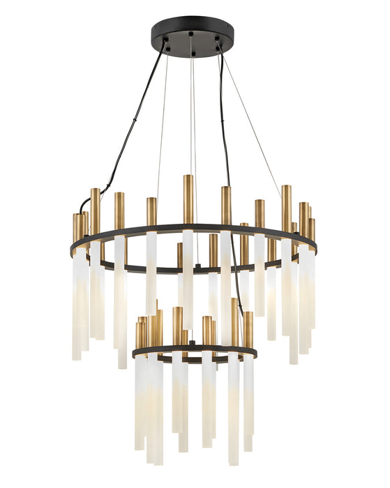 Fredrick Ramond FR30708BLK LED Chandelier, Black