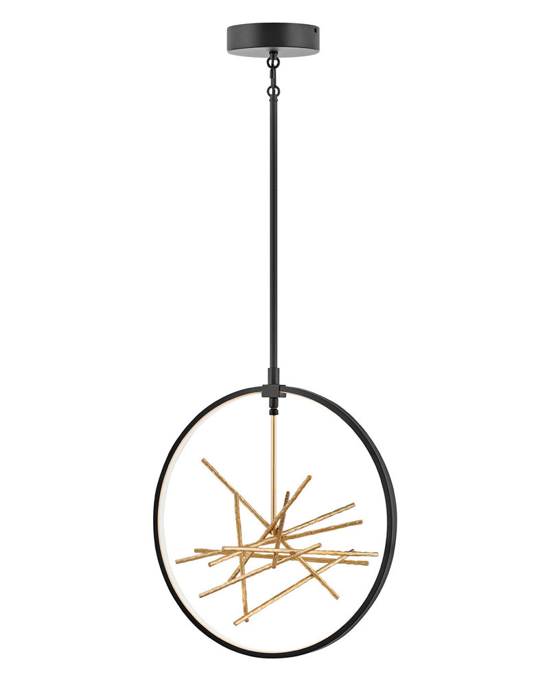 Fredrick Ramond FR46405BLK LED Pendant, Black