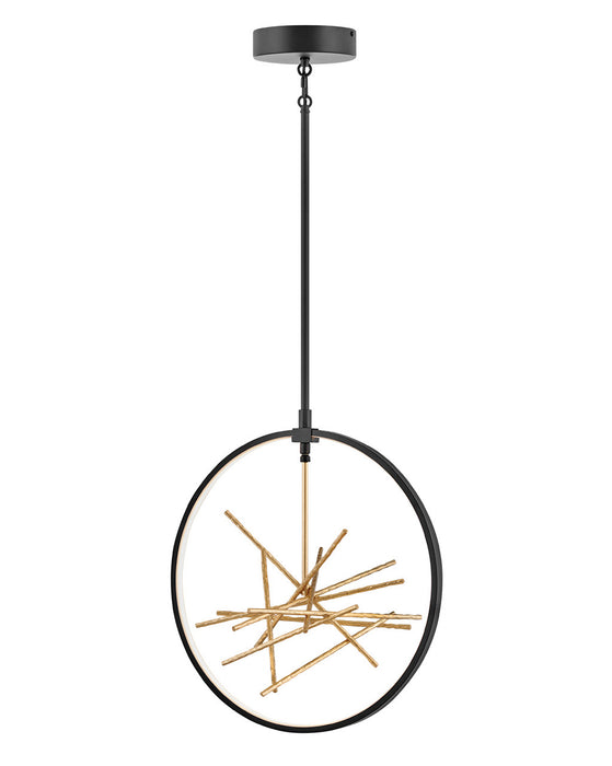 Fredrick Ramond FR46405BLK LED Pendant, Black