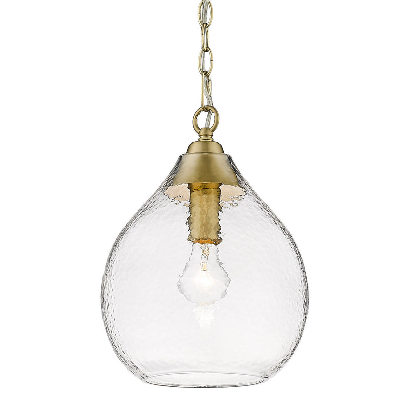 Golden 1094-S BCB-HCG One Light Pendant, Brushed Champagne Bronze