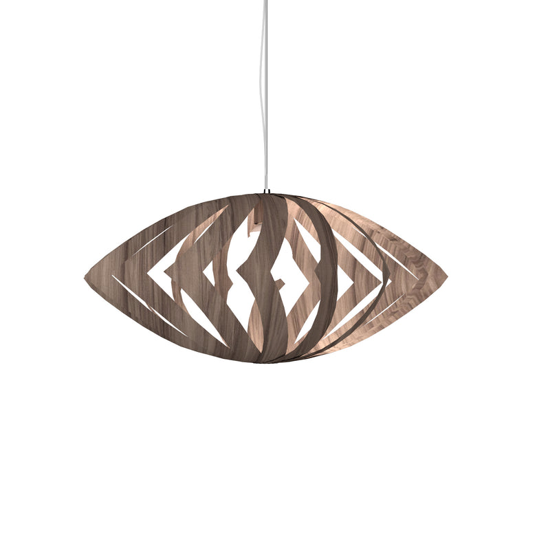 Accord Lighting 1243.18 One Light Pendant, American Walnut