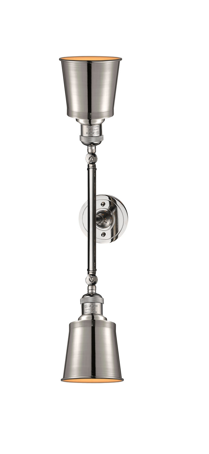 Innovations 208L-PN-M9 Two Light Bath Vanity, Polished Nickel