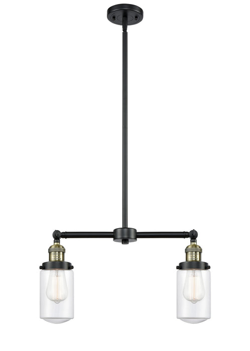 Innovations 209-BAB-G312-LED LED Island Pendant, Black Antique Brass