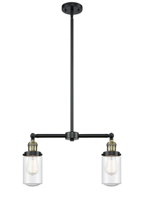 Innovations 209-BAB-G314-LED LED Island Pendant, Black Antique Brass