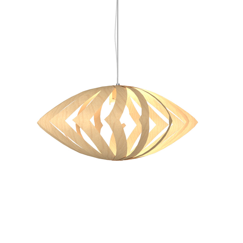 Accord Lighting 1243.34 One Light Pendant, Maple