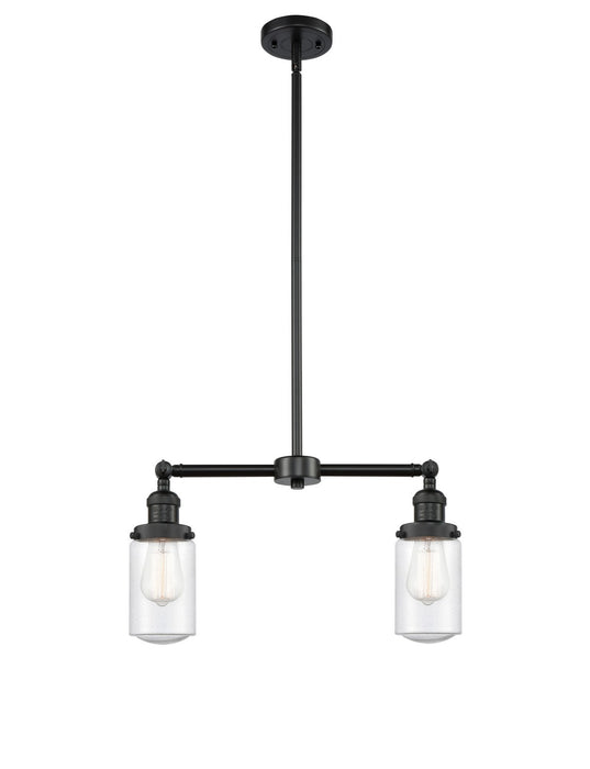 Innovations 209-BK-G314-LED LED Island Pendant, Matte Black