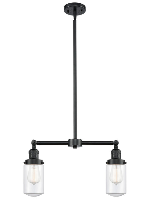 Innovations 209-OB-G312-LED LED Island Pendant, Oil Rubbed Bronze