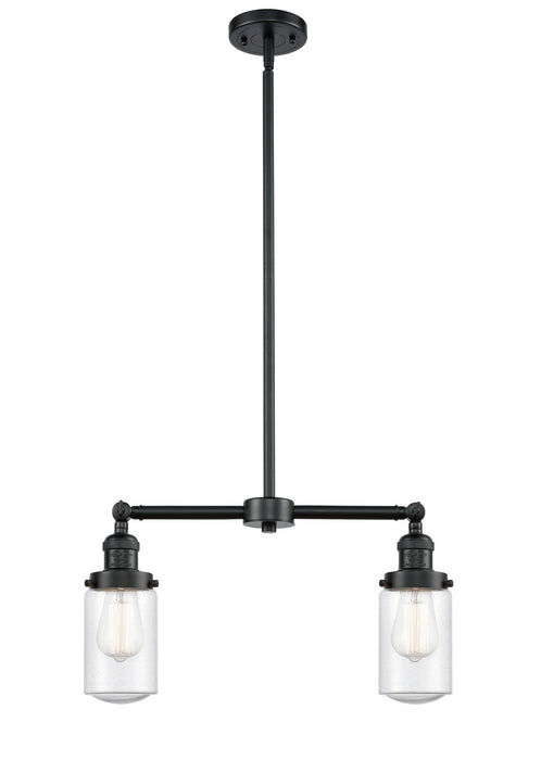 Innovations 209-OB-G314-LED LED Island Pendant, Oil Rubbed Bronze