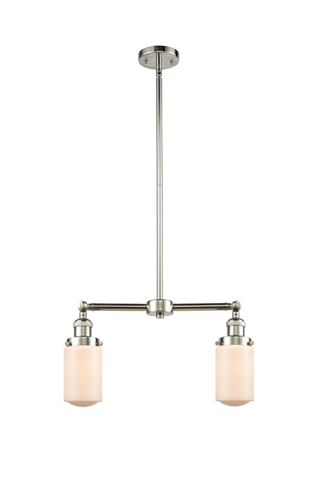 Innovations 209-PN-G311-LED LED Island Pendant, Polished Nickel