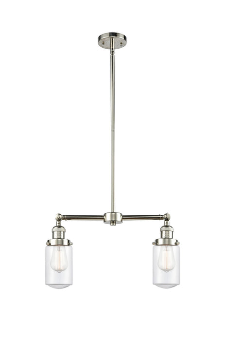 Innovations 209-PN-G312-LED LED Island Pendant, Polished Nickel